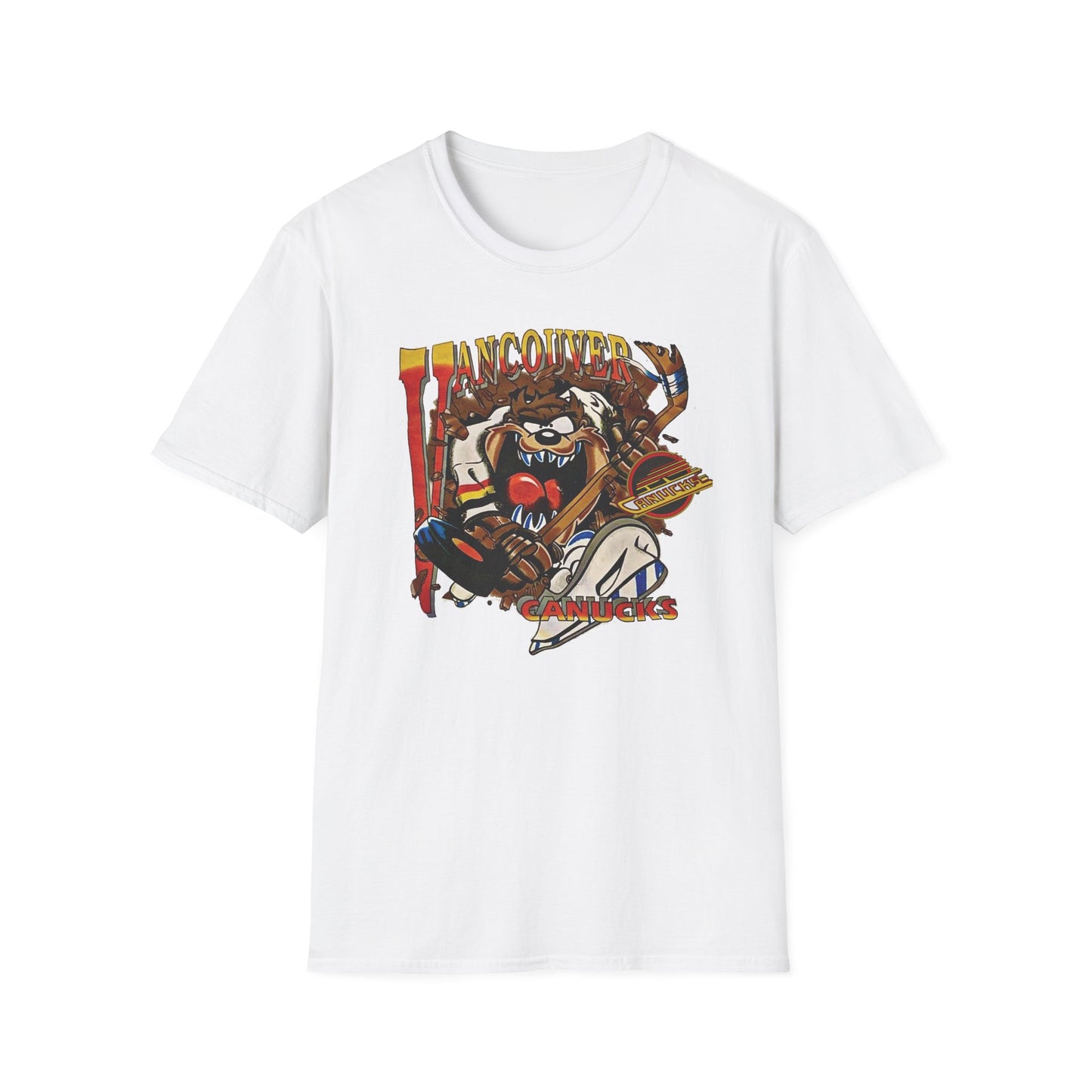 Tasmanian devil vintage Canucks T-Shirt