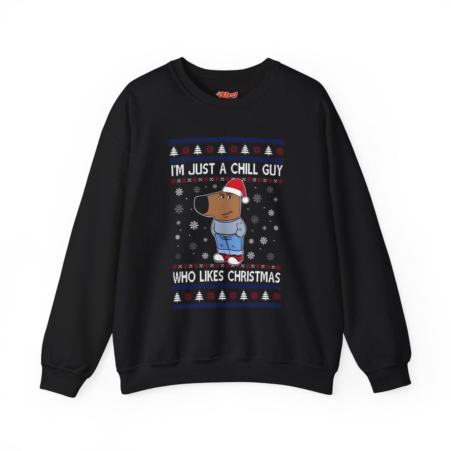 Chill Guy Christmas Sweater