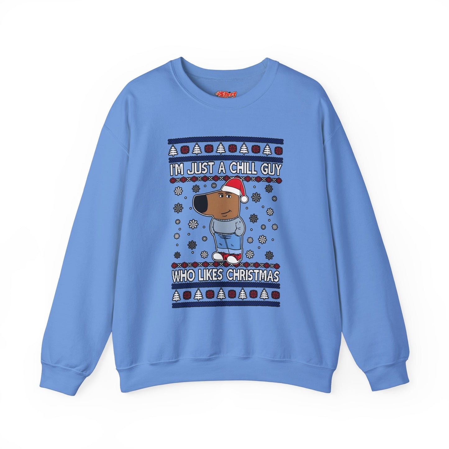 Chill Guy Christmas Sweater