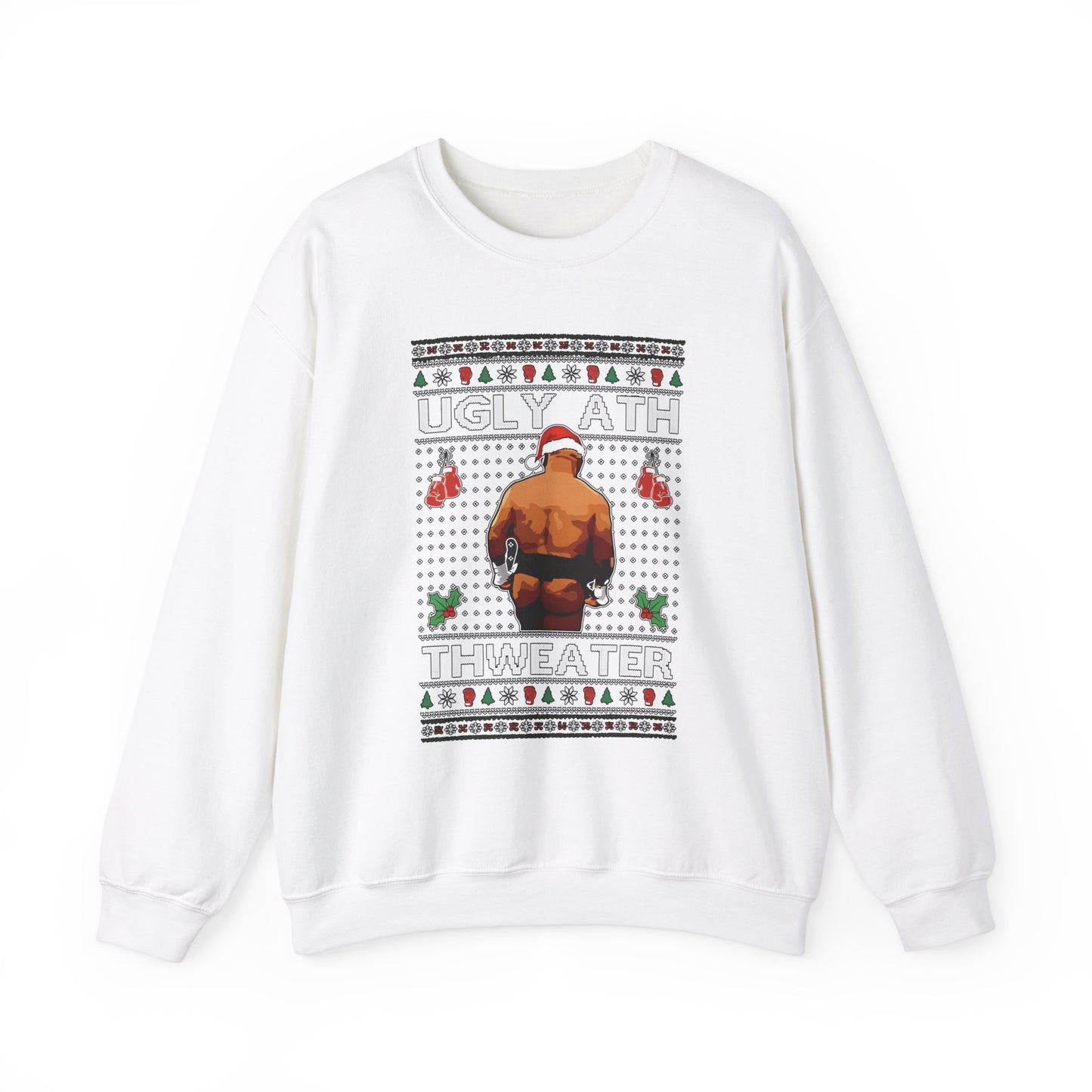 Mike Tyson Cheeks Christmas Sweater