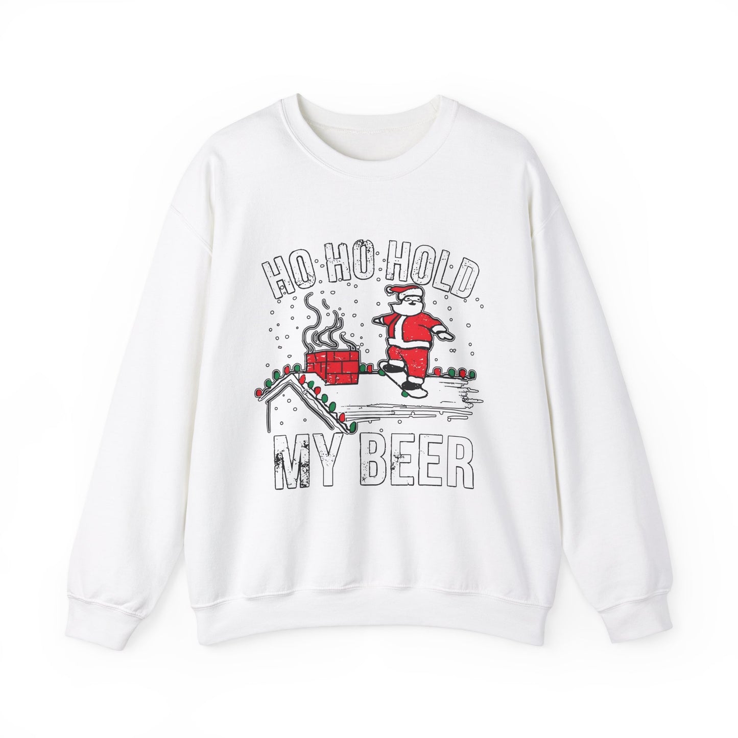 Ho Ho Hold My Beer Ugly Christmas Sweater