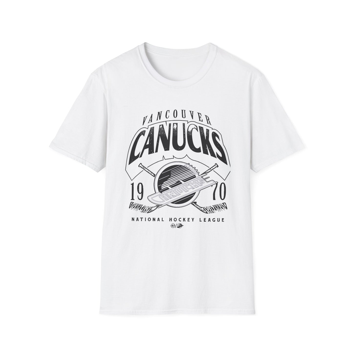 Canucks Black & White T-Shirt